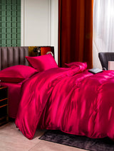 [Rouge Vineux] SilkSilky-FR 25Momme Parure de Lit Soie 007