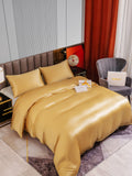 SilkSilky FR 22Momme Pure Soie Bedding Set Champagne 002