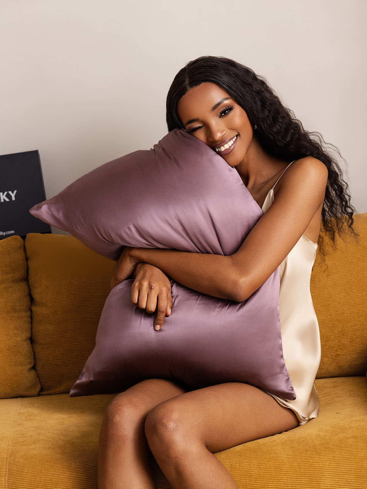 [Violet Foncé] SilkSilky-FR 22Momme Pure Soie Pillowcase 002