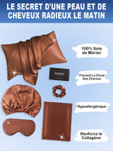 [Café] SilkSilky-FR 19Momme Pillowcase Set 002