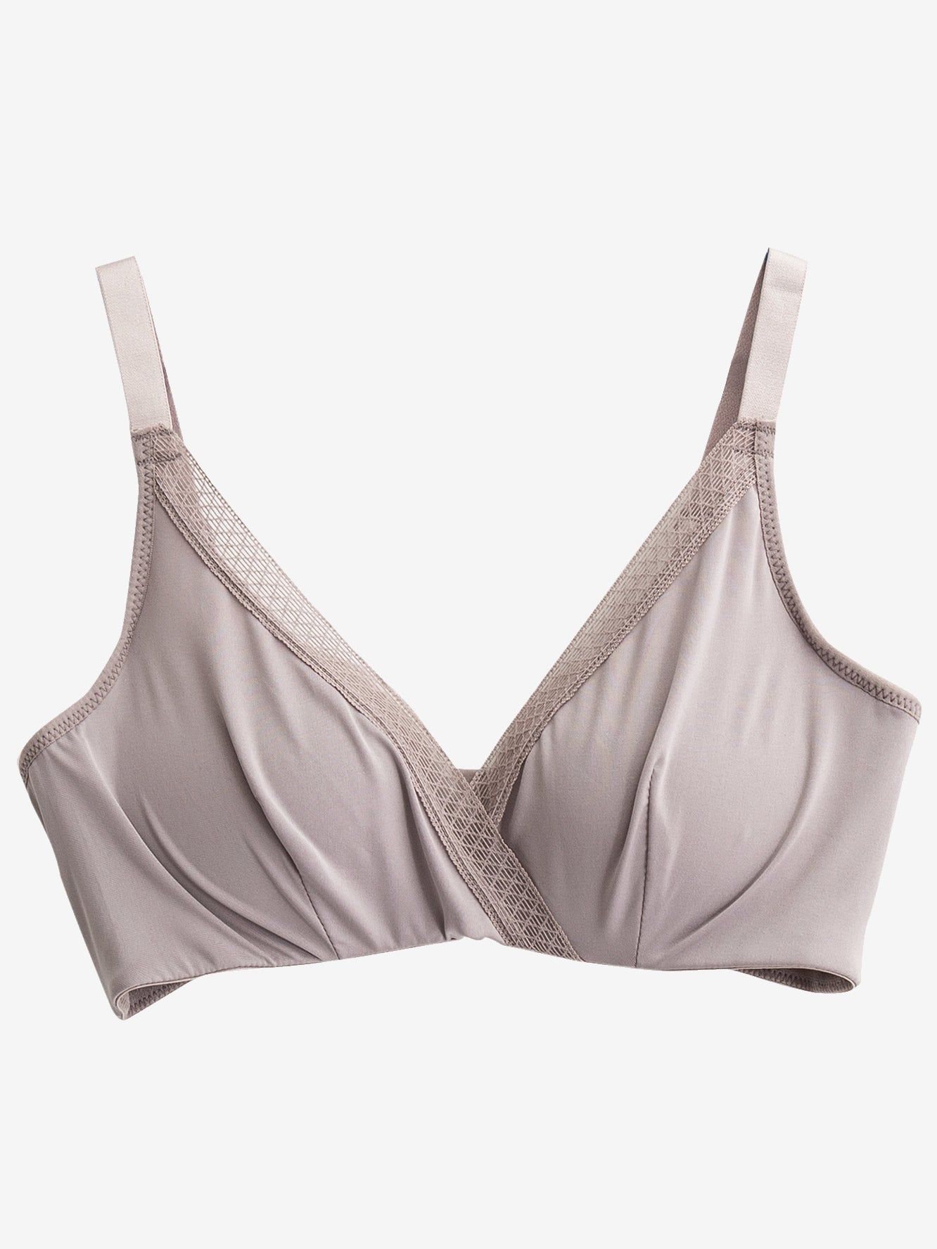 SilkSilky FR Soie Tricotée Bra Gris 004