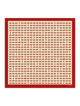 [Cerise Beige] SilkSilky-FR Écharpes 001