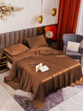 SilkSilky-FR-19Momme-Pure-Soie-Bedding-Set-Café-001