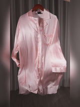 SilkSilky-FR Long Sleeve Lapel Collar Chemise pour dormir video 001