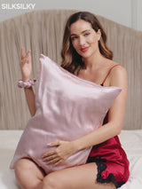 SilkSilky-FR 30Momme Taies d'Oreiller video 001