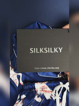 SilkSilky-FR Short Sleeve Lapel Collar Femme Pyjamas video 001