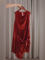SilkSilky-FR Sleeveless Cowl Neck Robes video 001