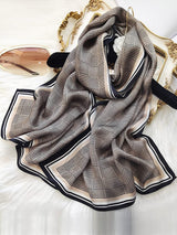 [P027] SilkSilky-FR Pure Soie Scarf 005