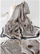 [P027] SilkSilky-FR Pure Soie Scarf 006