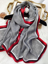 [P028] SilkSilky-FR Pure Soie Scarf 001