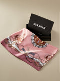 SilkSilky FR Pure Soie Scarf Rose 001