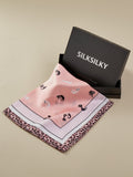 SilkSilky FR Pure Soie Scarf Rose 001