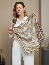 [P042] SilkSilky-FR Pure Soie Scarf 002