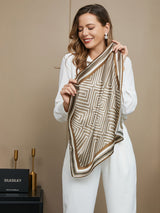 [P042] SilkSilky-FR Pure Soie Scarf 005