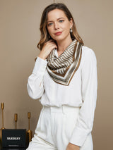 [P042] SilkSilky-FR Pure Soie Scarf 006