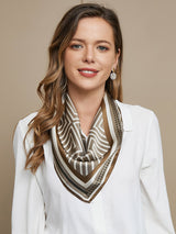 [P042] SilkSilky-FR Pure Soie Scarf 001