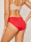 SilkSilky FR Soie Tricotée Panty Rouge 002