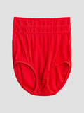 SilkSilky FR Soie Tricotée Panty Rouge 003