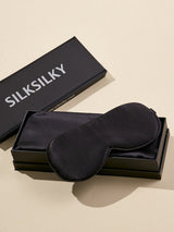 [Noir] SilkSilky-FR 19Momme Pure Soie Pillowcase Set 001