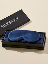 [Bleu Foncé] SilkSilky-FR 19Momme Pure Soie Pillowcase Set 003