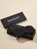 SilkSilky FR Pure Soie Scarf Noir 001