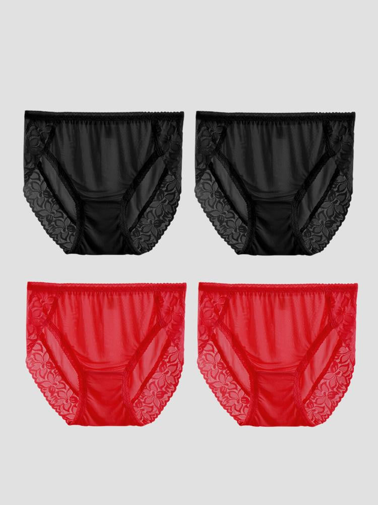 SilkSilky FR Soie Tricotée Panty Noir 008