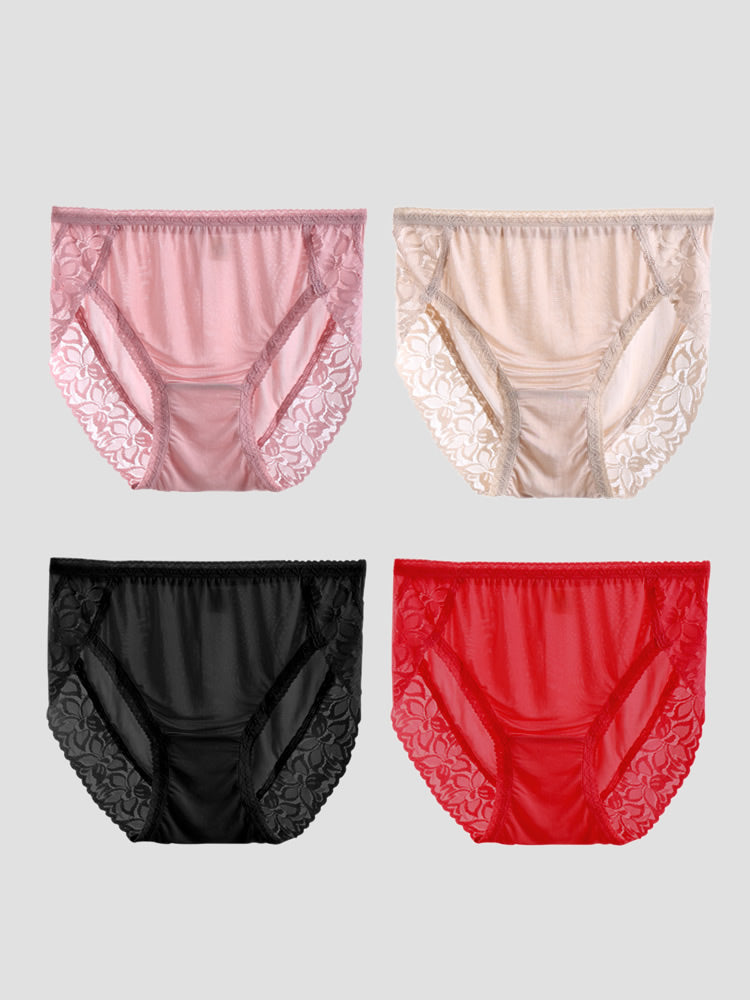 SilkSilky FR Soie Tricotée Panty Multi 003